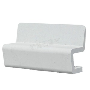 Nuevos Materiales de Construcción de Piedra, Banco de Hormigón Prefabricado para Exteriores XMS006, Alto Rendimiento, Resistente a la Corrosión, para Uso Municipal y Paisajístico - Product Image 4