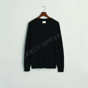 Men's Winter <b>Pullover</b> <b>Sweaters</b> 100% Cotton Anti-Shrink Quick-Dry Breathable Anti-Wrinkle Anti-Pilling Drop Shoulder Full Sleeve - Product Image 1