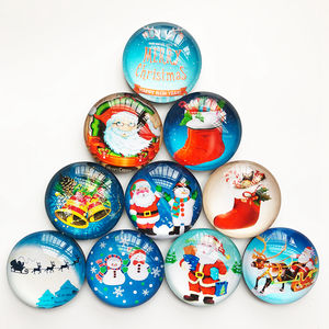 מותאם אישית עגול 3d עגול זכוכית מגנטים תפאורה מדבקות תיירות מזכרות קישוט תיירות מזכרות קישוט - Product Image 6