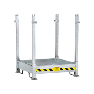 Tecnotelai 1070x1070x1250mm Big Bag Container con montantes extraíbles, 1000Kg - Product Image 1