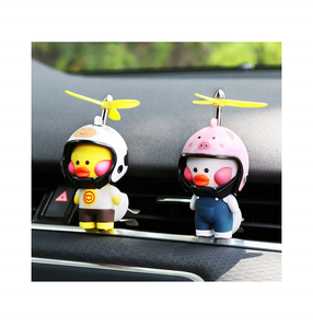 Auto libellula piccola anatra gialla ornamento aromaterapia deodorante per ambienti odore nello styling Auto deodorante per ventilazione Para Auto - Product Image 1