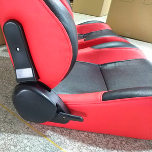 Sedile Sportivo da Corsa in PVC a Binario Singolo per Modifica Auto, Rosso, per Vendita all'Ingrosso - Product Image 6