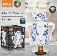 RAF Électrique En Acier Inoxydable Samovar Céramique Émail Bouilloire Électrique Bouilloire Thermostat Théière Samovar