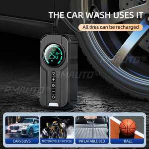 Bomba de Aire para Auto de 12V y 150 PSI, Recargable, Potente Inflador de Neumáticos, Bomba Inflable con Detección de Presión - Product Image 2