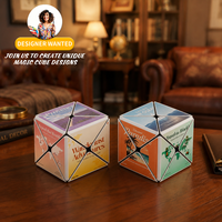 Zcube OEM ODM Personnalisé Jouets en plastique ABS imprimés UV de forme irrégulière X Cube Motif GÉOMETRIE tendance pour voyages et points de repère
