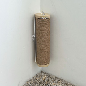 Rascador de Esquina para Gatos Montado en Pared con Soporte de Oreja de Gato, Cilindro de Cuerda de Sisal, Rascador Vertical de 33cm de Altura, Ahorra Espacio, Venta al por Mayor - Product Image 4