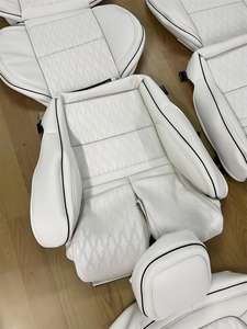 Juego Completo de Fundas de Asiento de Cuero de Lujo, Colores, Patrones y Logotipos Personalizados para Lincoln Navigator - Product Image 5