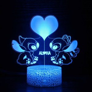 Low MOQ personalizzabile 3D lampada acrilica dimmerabile luce notturna a LED vendite calde Creative Idea regalo prezzo all'ingrosso - Product Image 1