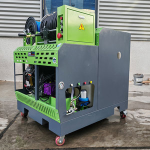 Machine de nettoyage de canalisations à essence 27HP avec enrouleur de tuyau de 50m, déboucheur <span class=keywords><strong>haute</strong></span> <span class=keywords><strong>pression</strong></span> pour entrepreneurs en canalisations - Product Image 3