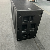 PA VIO 218 Subwoofer actif professionnel double 18 pouces 2400W RMS, enceinte extérieure avec DSP FIR allemand pour scène, concert, événement