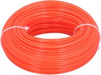 Longueur personnalisable 4mm 15m Ligne universelle de coupe-herbe carrée en nylon Couleur OEM pour pièces et accessoires de tondeuse
