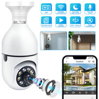 Trend yeni HD gece görüş akıllı kamerası otomatik dönen eylem Video kaydedici kablosuz kamera çocuk monitör ampul Mini Wifi kamera
