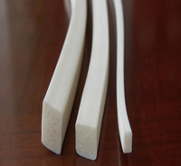 Joint d'étanchéité en caoutchouc silicone personnalisé OEM, tête de champignon rouge, pour service de découpe de bord de verre de porte de four