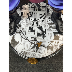 Famoso nuovo stile a grandezza naturale 6ft Anime giapponese figura di un pezzo occhio di falco Mihawk carattere scultura decorazione per la casa statua in resina - Product Image 3