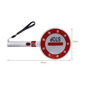 Segnale di <span class=keywords><strong>Stop</strong></span> Lampeggiante per Sicurezza Stradale, Luce LED Portatile per Segnalazione Traffico - Product Image 4