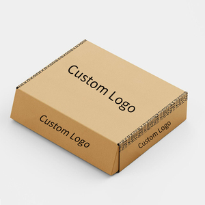 Tùy chỉnh kích thước Hộp logo sóng Hộp Thư cho bao bì kinh doanh nhỏ giấy các tông Matte Đen vận chuyển hộp bưu phẩm - Product Image 3