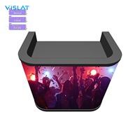 Écran d'accueil couleur VISLAT P2.6 P1.86 P2 P2.5, panneau mural vidéo LED, support portable, table de DJ, comptoir LED