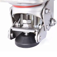 Roulettes de nivellement S-S roulettes de nivellement en acier inoxydable avec semelle en Nylon