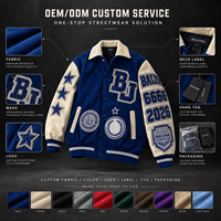 Vestes de baseball personnalisées en chenille brodée avec logo en strass, style streetwear, pour hommes, pour l'hiver