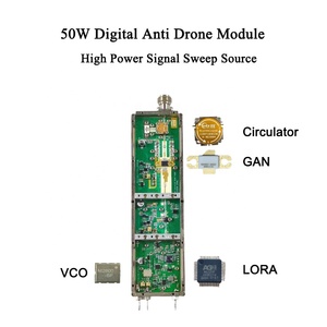 Tùy chỉnh 400MHz-2500mHz 428-438Mhz 50 Wát tùy chỉnh xách tay RF Power Amplifier module cho UAV Drone phát hiện - Product Image 3