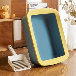 Caixa de Areia para Gato Extra Grande em Plástico <span class=keywords><strong>PP</strong></span>, à Prova de Respingo, Semi-Fechada, Fabricada na China, Atacado - Product Image 4