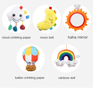 Jollybaby - Móvil <span class=keywords><strong>Musical</strong></span> Único y Suave <span class=keywords><strong>para</strong></span> <span class=keywords><strong>Cuna</strong></span> de Bebé, Campana <span class=keywords><strong>Musical</strong></span> Giratoria de Plástico, Juguete Colgante de Peluche - Product Image 5