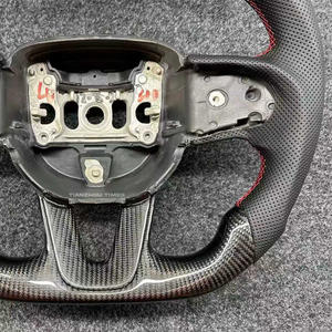 Volante caliente Compatible con Dodge Charger Challenger SRT Hellcat Ram Scat Pack <span class=keywords><strong>RT</strong></span> Durango 2006 2014 2013 2012 <span class=keywords><strong>2007</strong></span> - Product Image 5