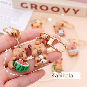 <span class=keywords><strong>Violoncelle</strong></span> Capibara <span class=keywords><strong>Petit</strong></span> Capybara Pendentif Porte-clés Fille Sac à dos Accessoires - Product Image 4