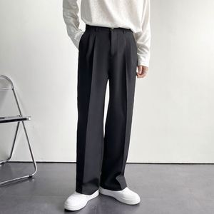 Maxfree New Draping Straight <b>Leg</b> Suit Pants <b>Men</b> Loose Korean Version of Casual <b>Wide</b>-<b>leg</b> <b>Trousers</b> Mopping Pants - Product Image 5