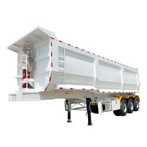 Remorque à benne basculante 3 essieux de haute qualité à suspension à ressorts à lames pour le transport de sable, de pierre et de charbon - Product Image 2