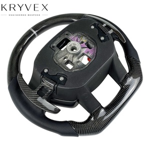 Volante Deportivo Kryvex para F150 2015-2021 de <span class=keywords><strong>Fibra</strong></span> de Carbono y Cuero - Color Personalizable - Product Image 2
