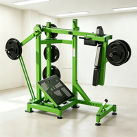 Station de Squat Pendulaire à Charge de Plaques – Machine de Squat de Sécurité pour Entraînement de la Force du Bas du Corps – Équipement de Gym