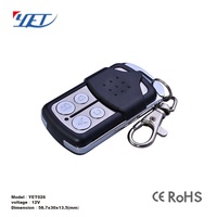 YET019 Télécommande sans fil à code d'apprentissage, code clonable, code roulant, télécommande RF, 2/4 boutons, portée de 50 à 100 pieds pour porte de garage