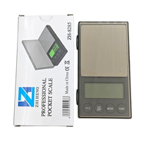 Mini balance en or 0.01g balance de poche numérique balance électronique 600g affichage à LED 600g 0.01g balance de bijoux en or en acier inoxydable
