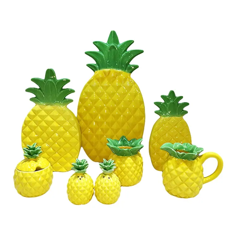 Yeni ürünler ananas şekilli kumtaşın demlik çin çayı pot setleri