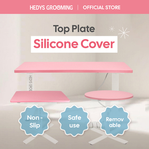 HEDYS GROOMING Small Silicone Dog Grooming Pad (Pink Navy)-Anti-Slip Waterproof Scratch-Proof <b>Table</b> <b>Protector</b> - Product Image 4