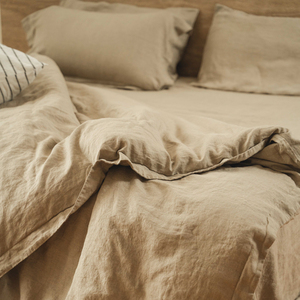 Sang Trọng Hữu Cơ Pháp Linen Giáng Sinh Tấm Đặt Gối Châu Âu Bộ Đồ Giường Lanh Quilt Duvet Cover <span class=keywords><strong>Set</strong></span> - Product Image 6