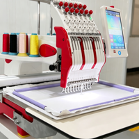 Machine à broder numérique haut de gamme à entraînement par vis à billes pour la broderie de perles, idéale pour le marquage de vêtements de sport