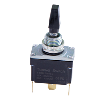Interruptor de Palanca Industrial Metálico Serie T600 15A 5VAC 20A 5VAC SPDT IP21 Vida Útil Mecánica de 100 000 Ciclos Terminal de Tornillo