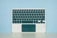 Lap top keyboard nirkabel mini Spanyol keyboard nirkabel vintage keyboard nirkabel bahasa Inggris untuk Tablet Pc permainan tv pintar