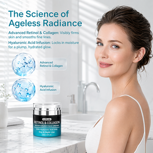 Crème <span class=keywords><strong>Visage</strong></span> au Rétinol et Collagène Éclaircissante Soin Réparateur <span class=keywords><strong>Anti</strong></span>-Âge Hydratante Nourrissante - Product Image 4
