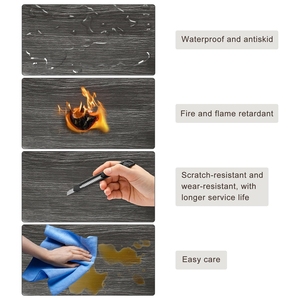 Impermeable 2mm Pvc Dry Back Click Lock Tablón autoadhesivo Azulejo de vinilo de lujo Lvp Lvt Pisos - Product Image 3