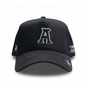 Casquettes de baseball sportives personnalisées 5 panneaux Barbas Hats X <span class=keywords><strong>Sad</strong></span> Boys avec doublure en satin, dorées 24 carats G5, vente en gros, fabricant de casquettes Barbas Hats - Product Image 5