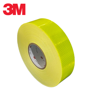 แผ่นสะท้อนแสง 3M 4083 ขายส่งแบบ OEM ขนาดสั่งทำได้ รูปทรงไม่ปกติ สติ๊กเกอร์เตือนความปลอดภัยสำหรับงานก่อสร้าง - Product Image 1