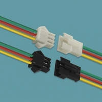 Kabel Harness Terminal 2P Jantan Betina SM Pitch 2.54mm, Kabel Sambungan Papan Lampu LED Tembaga Berlapis Timah, Pasokan Langsung Pabrik