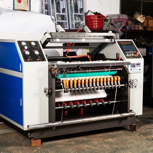 Machine de découpe et de rembobinage de papier pour caisse enregistreuse entièrement automatique à double axe avec moteur à inverseur et PLC importé - Product Image 2