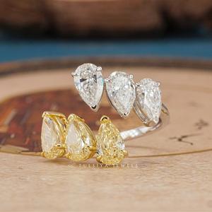 Bagues en diamant de haute joaillerie conçues pour offrir un mélange parfait d'élégance intemporelle, de design moderne et d'une qualité supérieure étincelante - Product Image 5