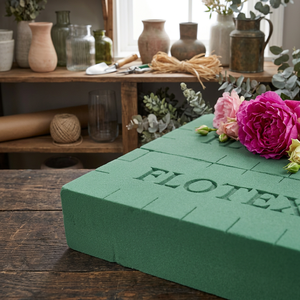 Espuma Floral Seca Verde Pequeña Flotex Premium para Arreglos Florales Artificiales, Bodas, Navidad, Año Nuevo Chino - Product Image 3