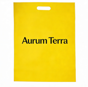 Sacs de courses personnalisés en non-tissé recyclé, non laminé, découpés en D, thermosoudés, pour supermarchés écologiques, sacs fourre-tout pour transporter les courses - Product Image 2