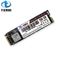 Txrui M.2 NVMe SSD Solid State 256GB 512GB 1TB Laptop PC penyimpanan Internal dengan SATA Port ekspansi cangkang plastik